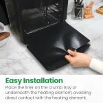 Buself Toaster Oven Liner - Nonstick Air Fryer Liners