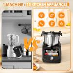 Smart Food Processor with Touchscreen and Scale