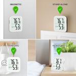 Antonki Digital Indoor Thermometer and Hygrometer Set