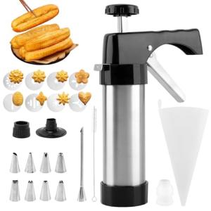 Stainless Steel Churro Maker with Piping Nozzles