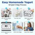 Probiotic Yogurt Maker XL with Adjustable Controls