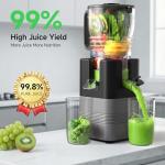 Airpher 400W Slow Masticating Juicer with Wide Chute