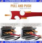 Silicone Oven Rack Tool with Long Handle