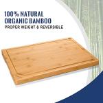 Hiware 4-Piece Bamboo Cutting Board Set