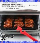 Silicone Oven Rack Tool with Long Handle