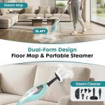 OLIXIS 10-in-1 Detachable Handheld Steam Cleaner