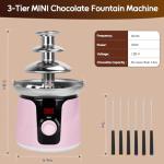 Mini 14oz Chocolate Fondue Fountain with Forks