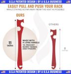 Silicone Oven Rack Tool with Long Handle