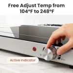 Simple Deluxe Electric Warming Tray with Adjustable Temp