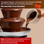 Mini 14oz Chocolate Fondue Fountain with Forks