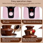 Mini 14oz Chocolate Fondue Fountain with Forks