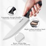 HENKELIVING 14-Piece Kitchen Knife Set with Block