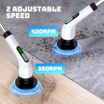 Highyes Electric Spin Scrubber with 7 Brush Heads