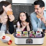 Automatic Digital Yogurt Maker with 8 Jars