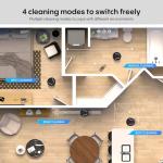 Bagotte 3-in-1 Robot Vacuum and Mop Combo