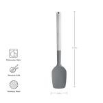 KitchenAid Curved Edge Spoon Spatula with Steel Handle