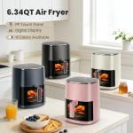 Sweetcrispy 6QT Square Air Fryer with Window