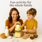 LIWAZA Glass Butter Churner Kit – Make Homemade Butter