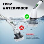 Highyes Electric Spin Scrubber with 7 Brush Heads