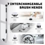 Highyes Electric Spin Scrubber with 7 Brush Heads