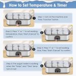 Automatic Digital Yogurt Maker with 8 Jars