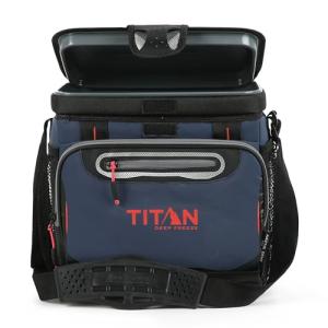 Titan Deep Freeze Zipperless 16 Can Cooler - Navy