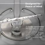 Kenmore High-Quality Hybrid Dishwasher, White