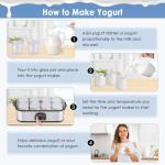 Automatic Digital Yogurt Maker with 8 Jars