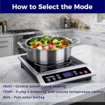 OSTBA 1800W Commercial Induction Cooktop Burner