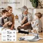 Stainless Steel Heavy Duty Tortilla Press - 10.5 Inch