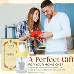 LIWAZA Glass Butter Churner Kit – Make Homemade Butter