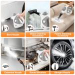 Portable Handheld Steam Cleaner with 15 Accessories