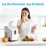 Countertop Ice Maker - 26lbs Daily, 8 Cubes in 6 Mins