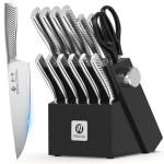 Imarku 14-Piece Knife Block Set with Sharpener