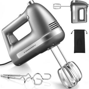 Z-DESDEMONA Powerful Electric Hand Mixer in Grey