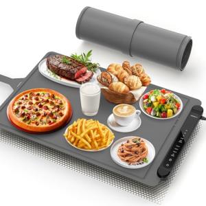 Electric Food Warming Mat with Adjustable Settings
