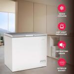 Frigidaire 7 Cu. Ft. Stainless Steel Deep Freezer