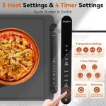 Electric Food Warming Mat with Adjustable Settings