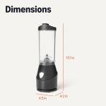 Portable Blender for Smoothies and Shakes, Black