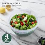 Collapsible Salad Spinner - 4 QT Space Saver