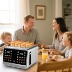 4-Slice Digital Toaster with Touch Screen Display