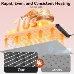 Electric Food Warming Mat with Adjustable Settings
