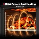 24 Inch Built-in Electric Wall Oven with 5 Functions