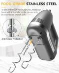 Z-DESDEMONA Powerful Electric Hand Mixer in Grey