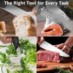 Imarku 14-Piece Knife Block Set with Sharpener