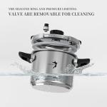 TIBORANG 8.5 QT Stainless Steel Pressure Cooker