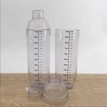 FEOOWV 2-Pack Plastic Cocktail Shaker Set