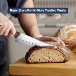 High Carbon German Steel Serrated Bread Knife