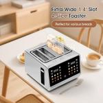 4-Slice Digital Toaster with Touch Screen Display