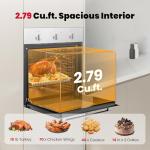 24 Inch Built-in Electric Wall Oven with 5 Functions